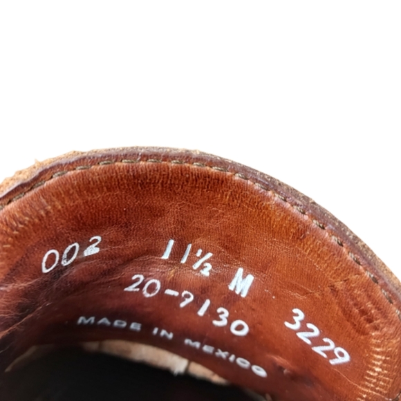 Johnston & Murphy Passport Loafers, Men's size 11.5, brown and tan - Picture 10 of 10